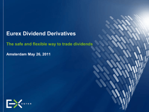 Single Stock Dividend Futures