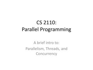 Multithreaded Programs in Java