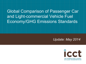 Passenger Cars - The International Council on Clean Transportation