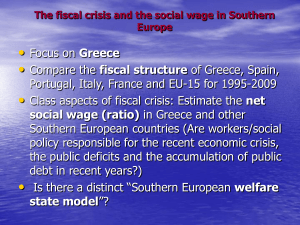 Net Social Wage Ratio