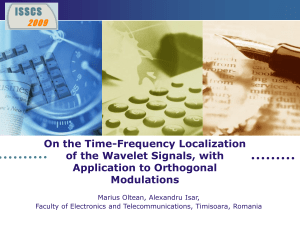 Time-frequency localization