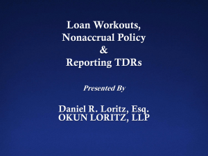 Loan Workouts - CUCP