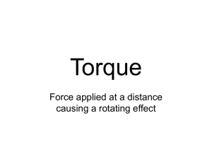 to the Torque Powerpoint from class.
