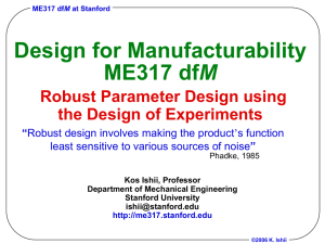 Quality by Design - Stanford University