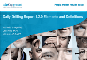 Daily Drilling Report 1.2.0 Elements