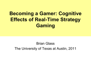 Real-Time Strategy Gaming and Attention