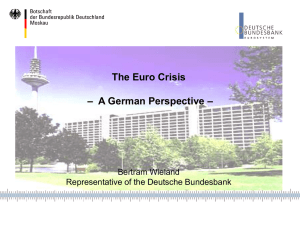 The Euro Crisis