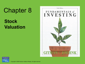 Stock Valuation_Ch08