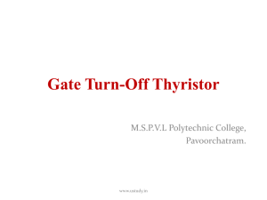 Gate Turn-Off Thyristor (GTO)