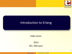 slides of the Erlang course
