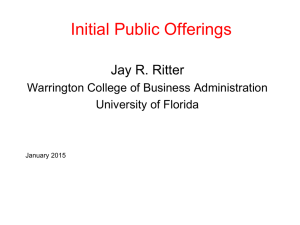 IPO Slides - University of Florida
