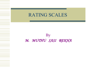 RATING SCALES - www.muthupandi.co.in