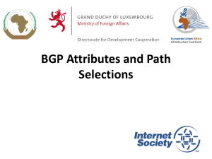 BGP Attributes - African Union Pages