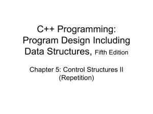 Program Design Including Data Structures, Fifth Edition