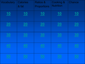 Which one has fewer calories from fat?