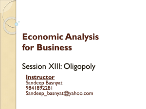 Session13-Oligopoly