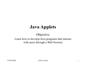 Java Applet Lifecycle Methods