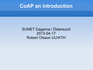 CoAP/overview