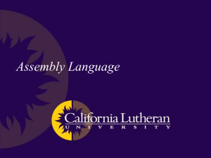 8051 Assembly Language