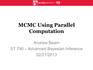 MCMC using Parallel Computation