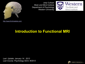 Introduction to fMRI and Philosophical Issues