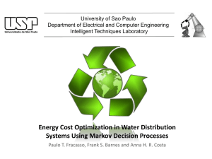 Energy Cost Optimization in Water Distribution Systems using