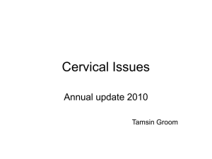 Cervical Problems Presentation