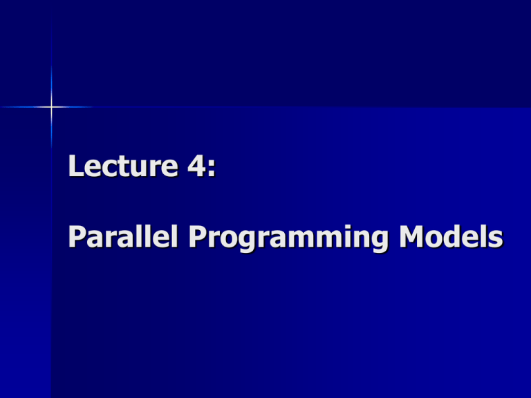 Why Do We Need Parallel Programming