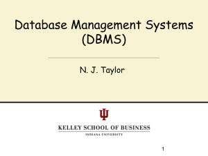 Database Managment Systems and Data Anamolies