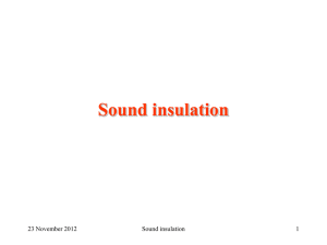 Sound insulation