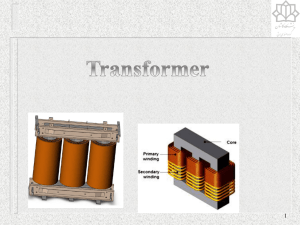 Three-Phase Transformer Inductance Matrix Type (Two Windings)