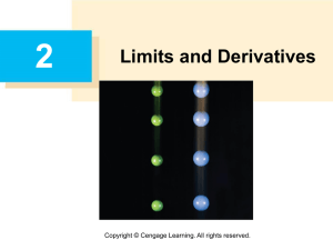 Calculating Limits using the Limit Laws