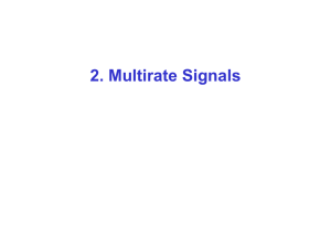 2-Multirate Signals
