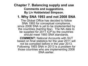 Chapter 7: Balancing Supply and Use Table