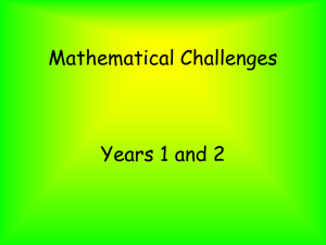 Mathematical Challenges