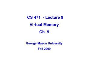 Page fault - George Mason University