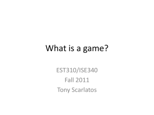 What is a Game? ()