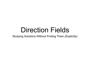 Direction Fields