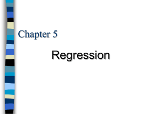 Regression analysis