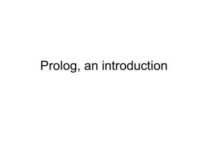 chapter01: Prolog, an introduction