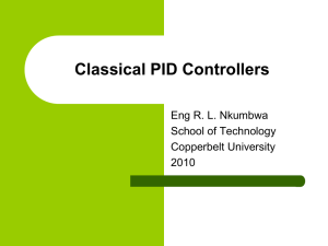 Classical PID Controllers - Greetings from Eng. Nkumbwa