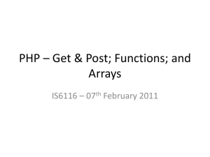 PHP – Get & Post and Functions - WordPress.com