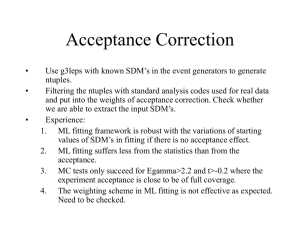 Acceptance Correction