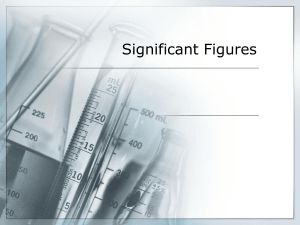 Significant Figures ppt