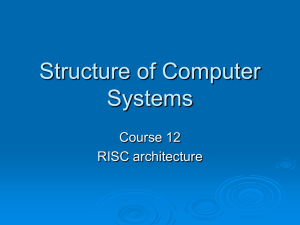 Structure of Computer Systems
