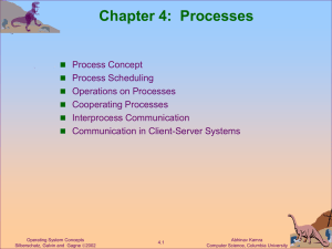 Module 4: Processes - Columbia University