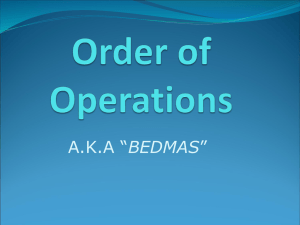 Order-of-Operations