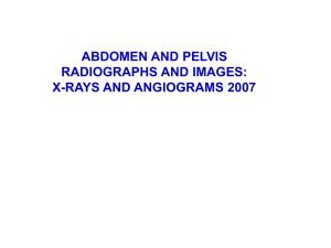 Abdomen and Pelvis radiographs