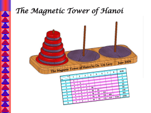 The Magnetic Tower of Hanoi