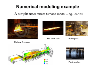 Numerical modeling example: